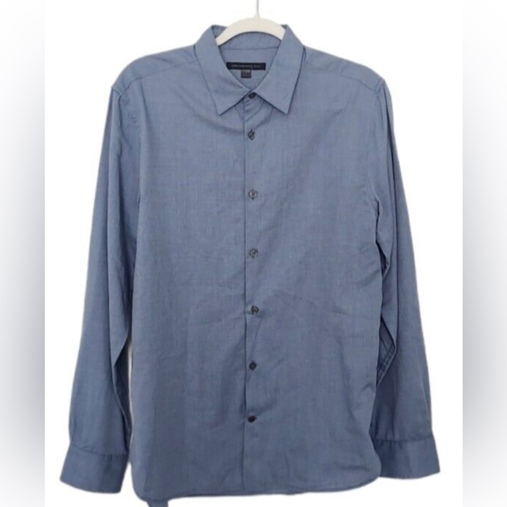 John Varvatos Mens Slim Fit Button Down Dress Shirt Size M